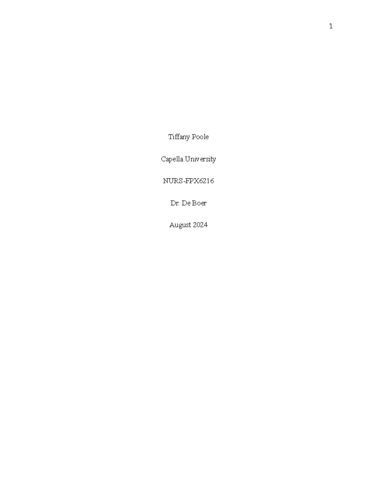 NURS-FPX 6216 Assignment 2: ICU Unit Operating Budget Management - Studocu