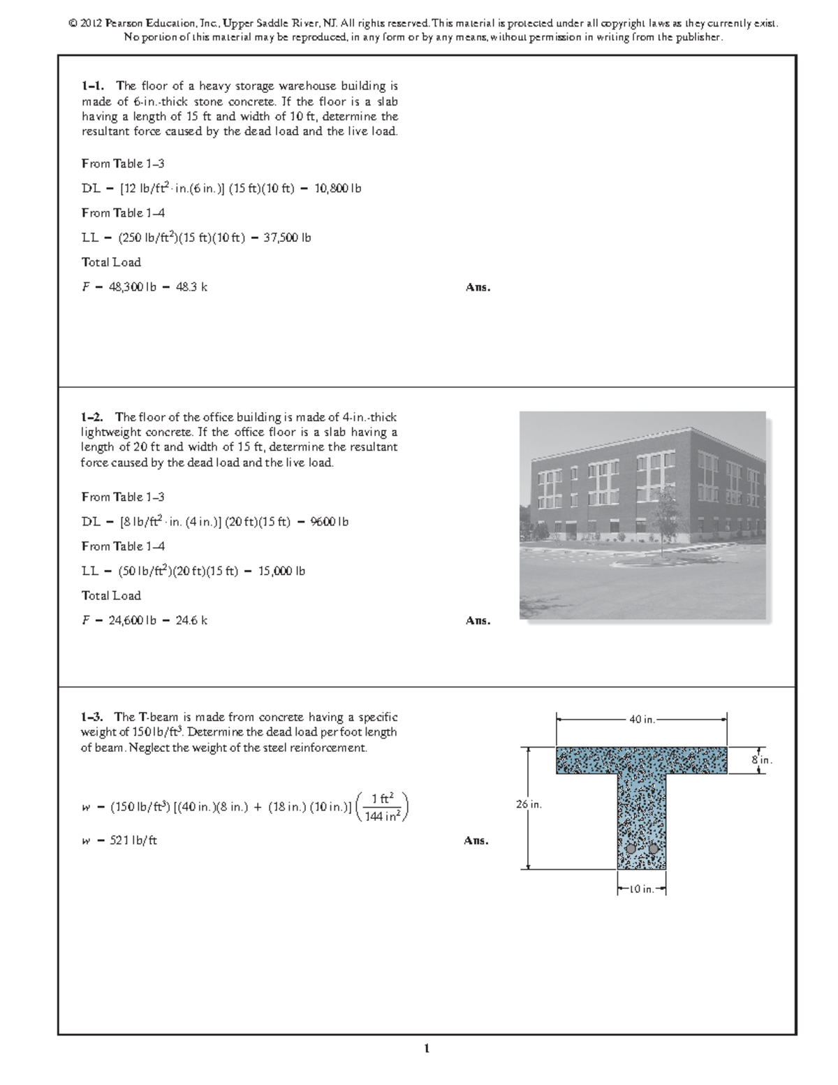 Structure Analysis 1 learning materials for 3rd year student - 1–1. The ...