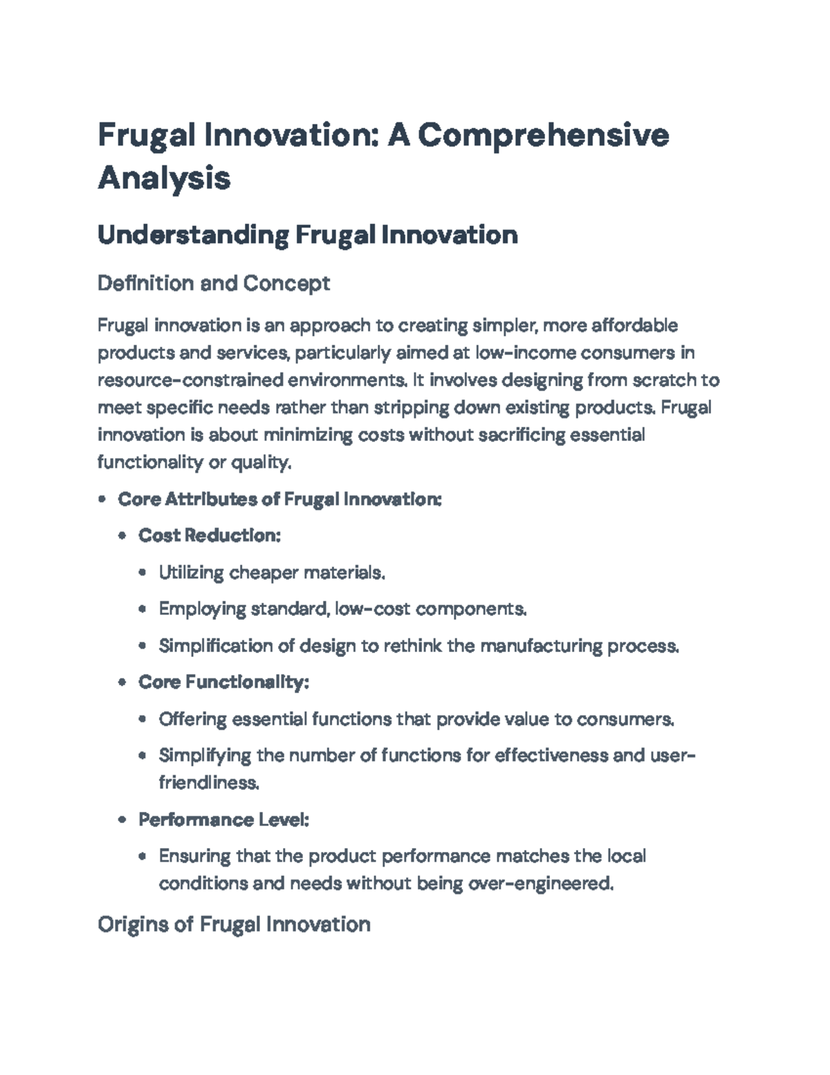 Frugal Innovation Concepts & Benefits in Emerging Markets: Analysis ...
