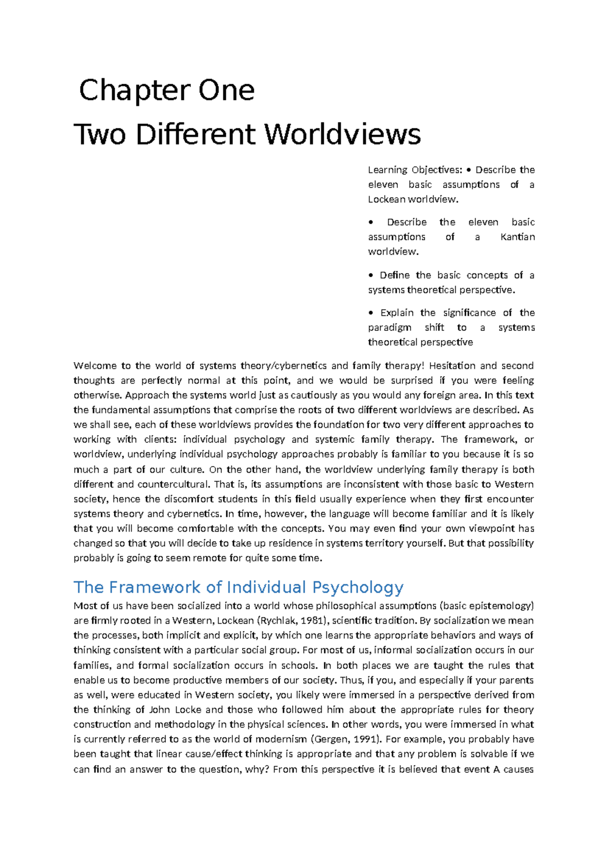 Chapter 1 - Exploring Lockean and Kantian Worldviews in Systems Theory ...