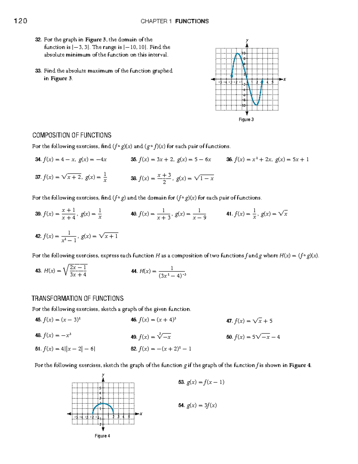 Math 155 Lab: Chapter 1 Functions and Transformations Notes - Studocu