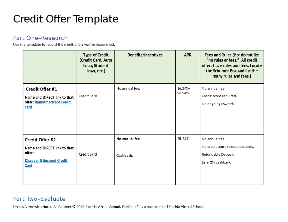 Auto Loan Options Assessment: Choosing the Best Fit for You - Studocu