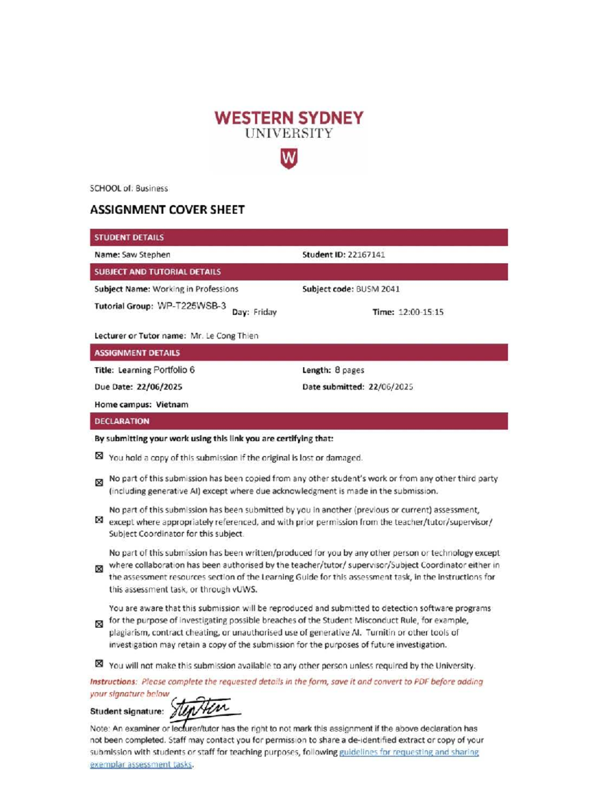Learning Portfolio 6: Cultural Diversity in the Workplace - 22167141 ...