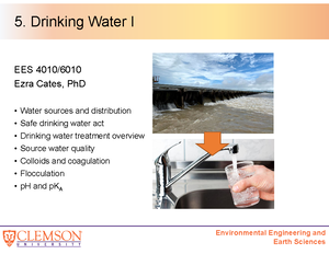 Environmental Engineering Principles: Water Quality & Pollution Control ...