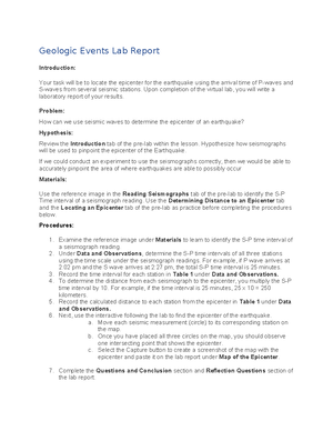 Pennsylvania States 2015 - Geologic Mapping Answer Sheet - Pennsylvania ...