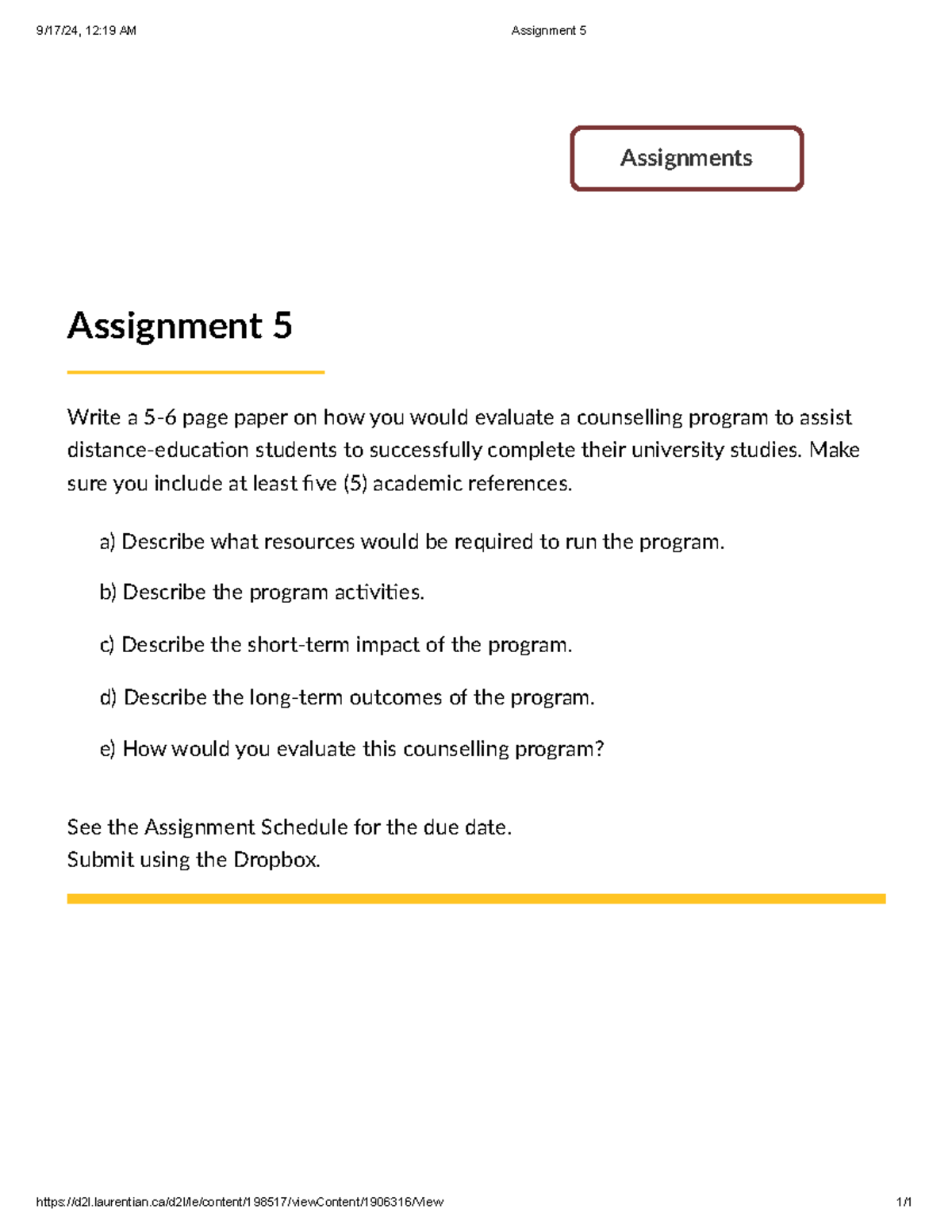 ISWK 4305EL Assignment 5 - Assignment 5 Write a 5-6 page paper on how ...