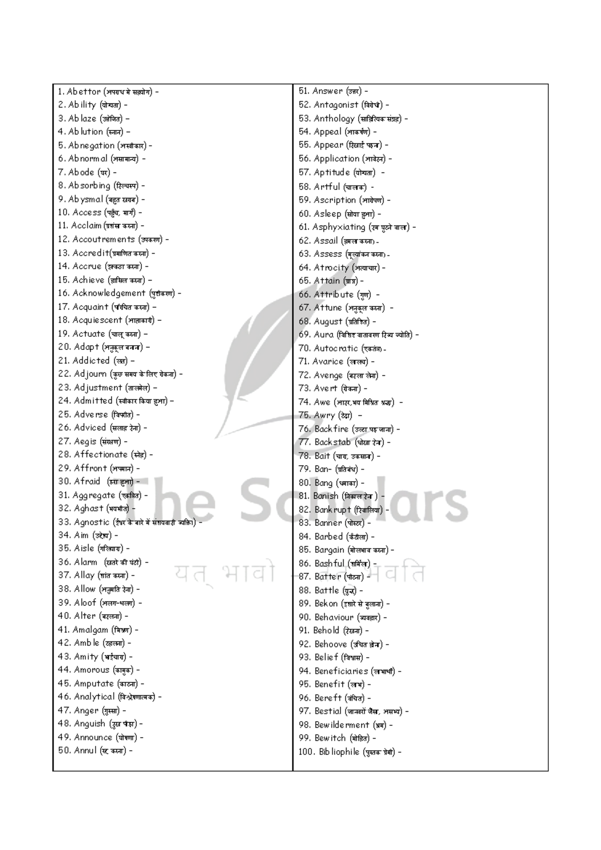 SS Crux 01-1163 - Comprehensive Synonyms Practice Guide - Studocu