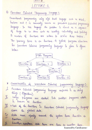 Unit-1 Content - Lecture - 1 Object Oriented System Design Systems ...