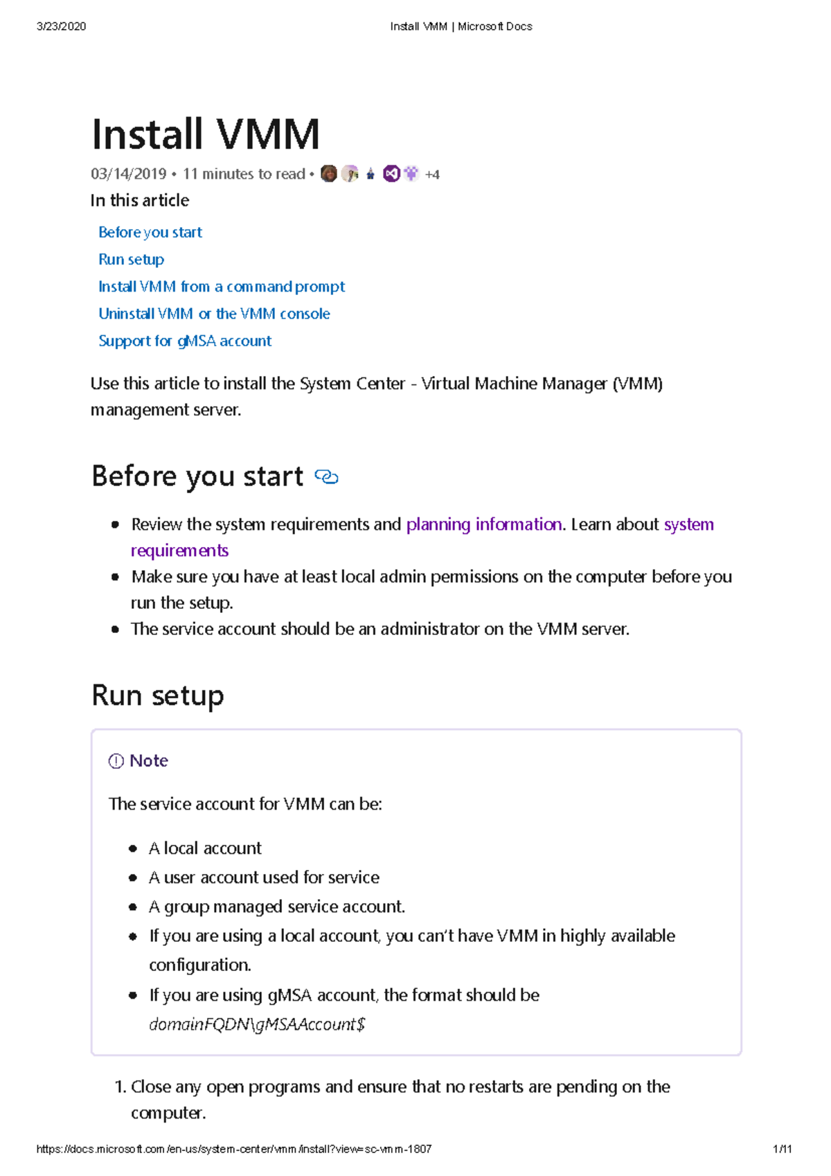Install VMM: Step-by-Step Guide for System Center Management - Studocu