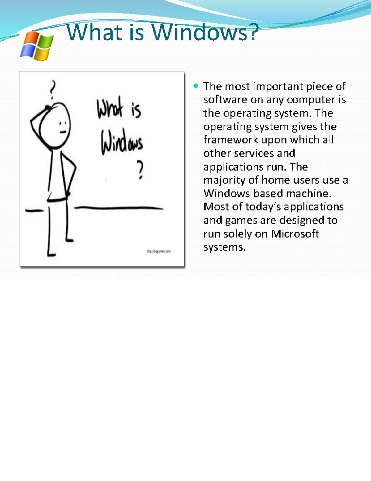 Evolution of windows - What is Windows? The most important piece of ...