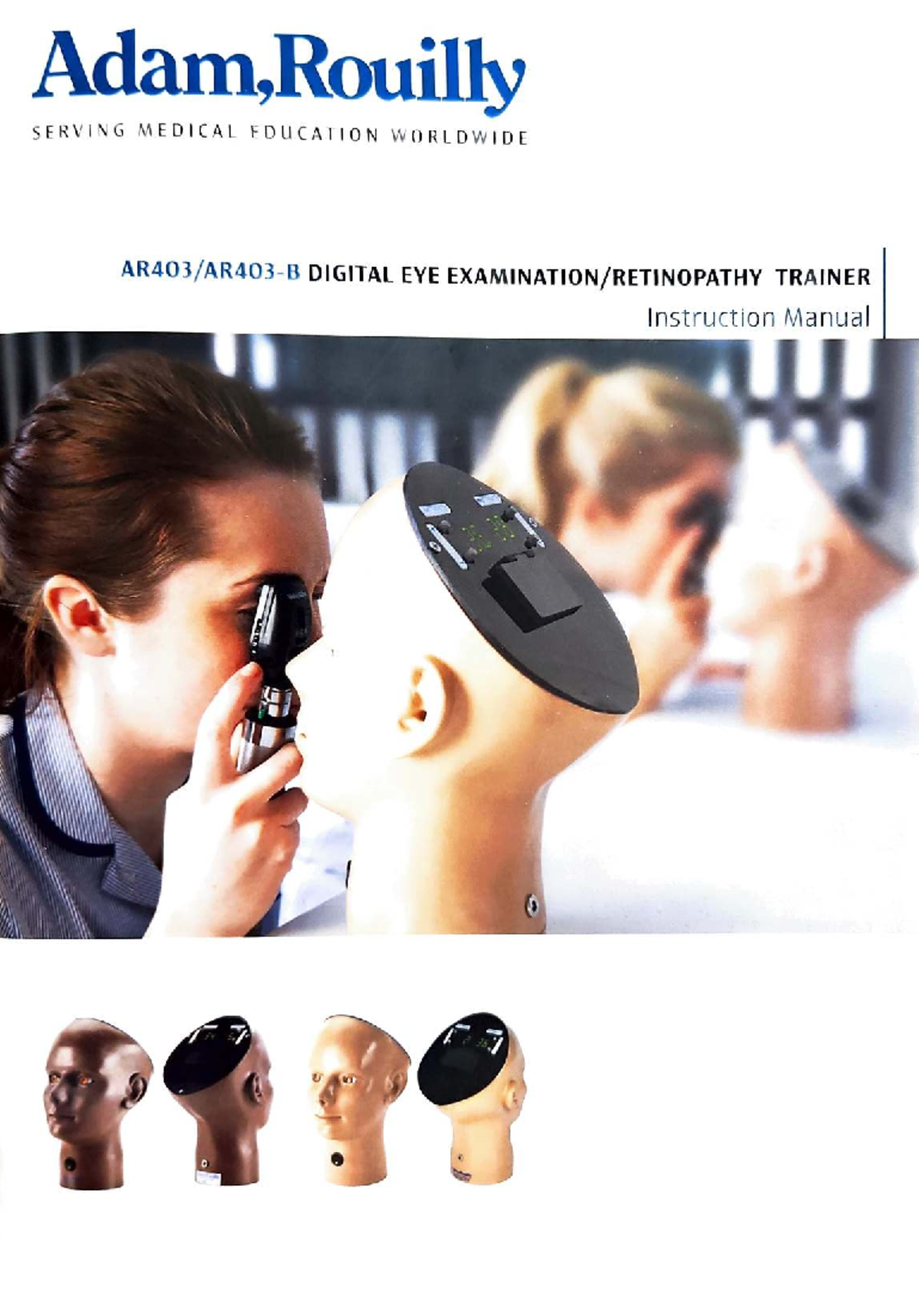 AR403 Digital Eye Retinopathy Trainer Instruction Manual - Studocu
