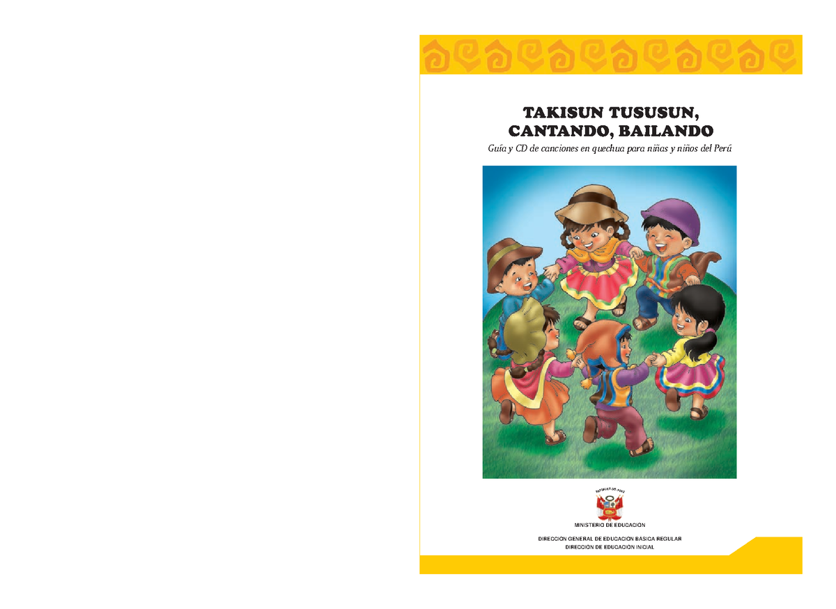 Guía Metodológica y CD de Canciones en Quechua para Niños - Document Preview