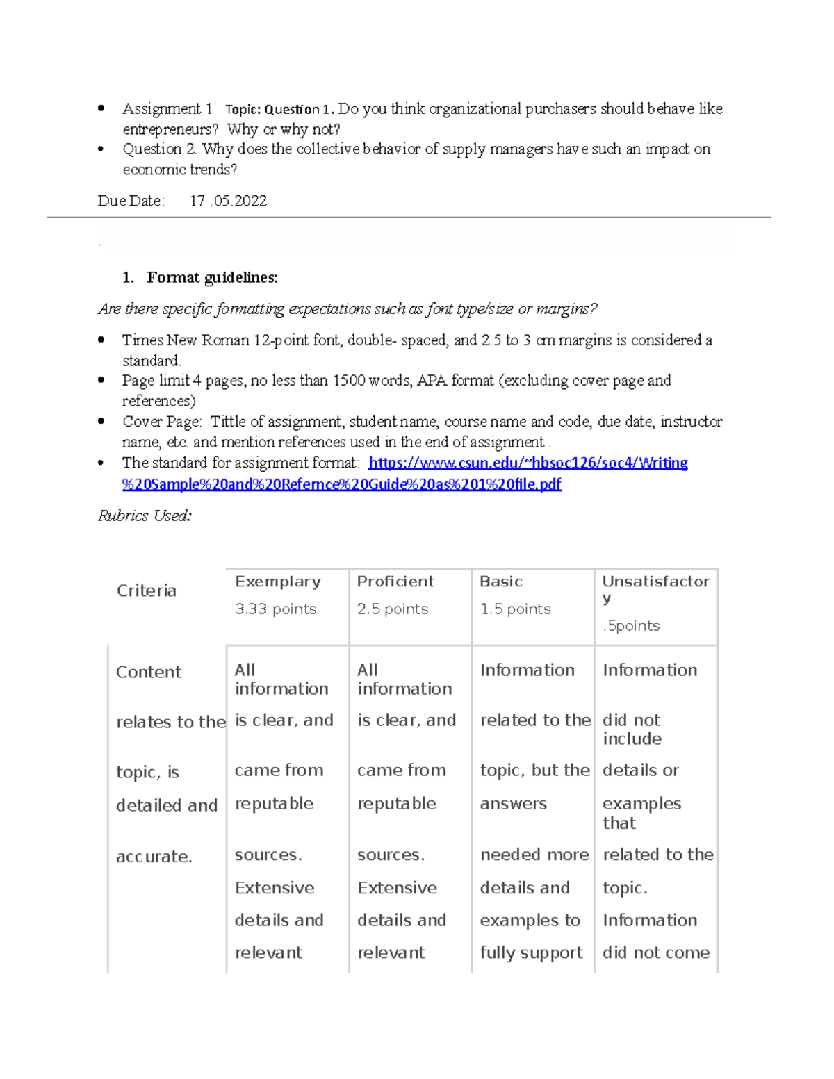 Organizational Behavior Assignment 1 - Course Code Insights - Studocu