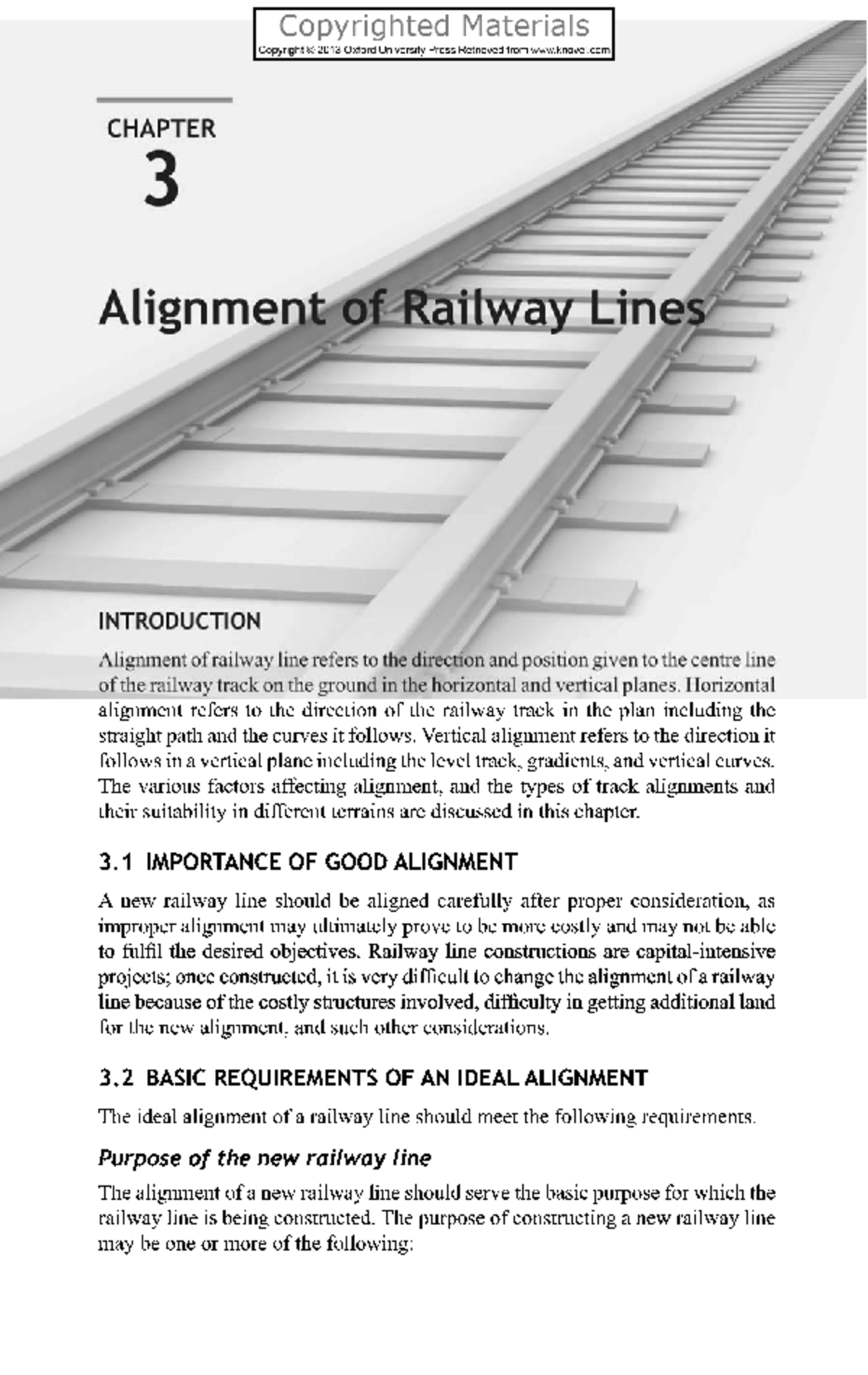 Lecture 16 - Alignment of Railway Lines in Railway Engineering - Studocu