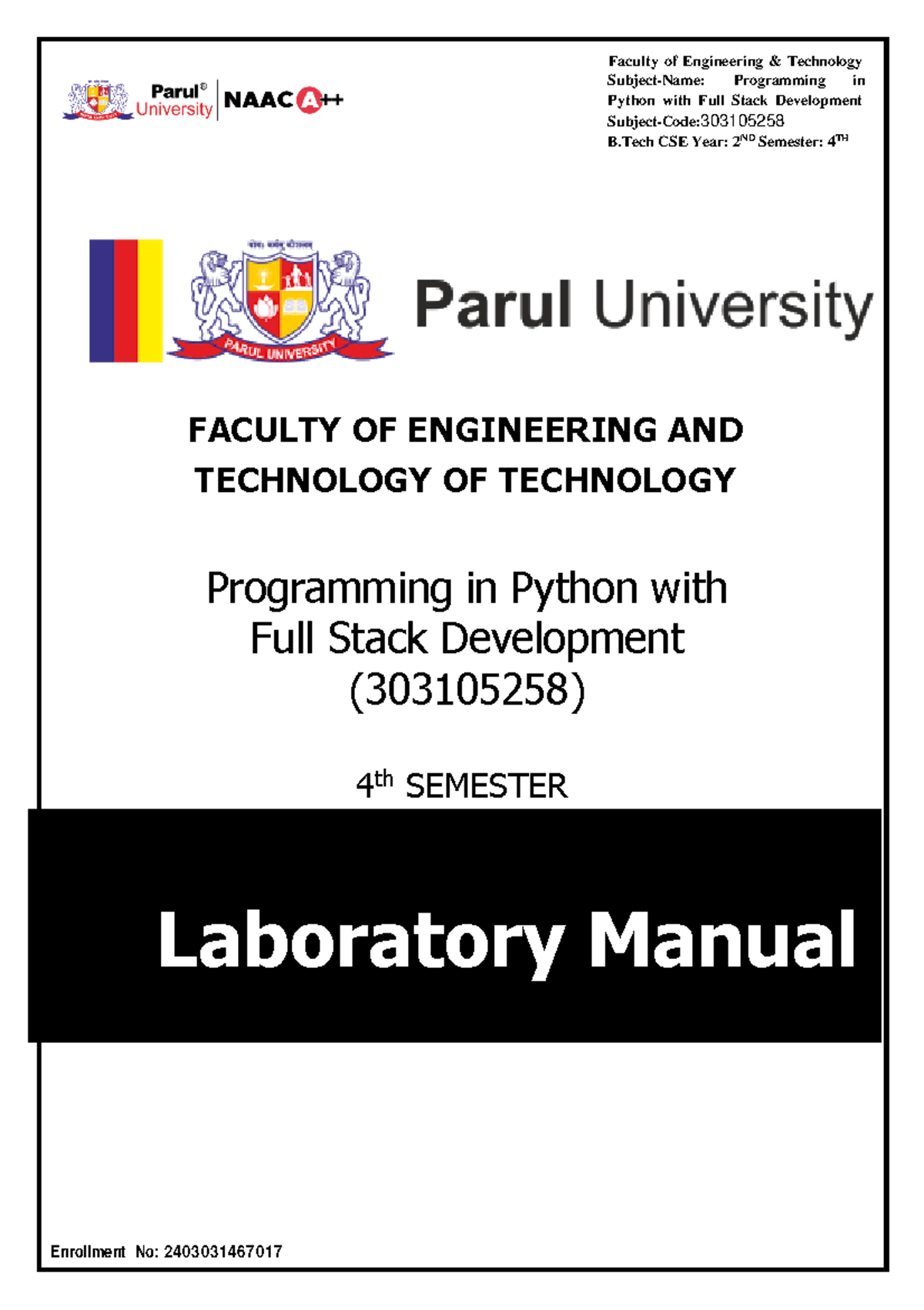 Practical 1py - hjufhweiuhfo2hof - Subject-Name: Programming in Python ...