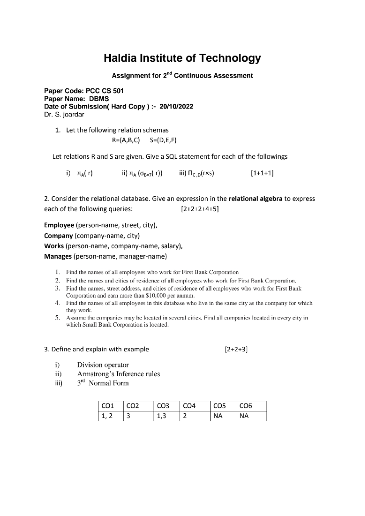 CA2 Assignment 2: Comprehensive Overview and Analysis - Studocu