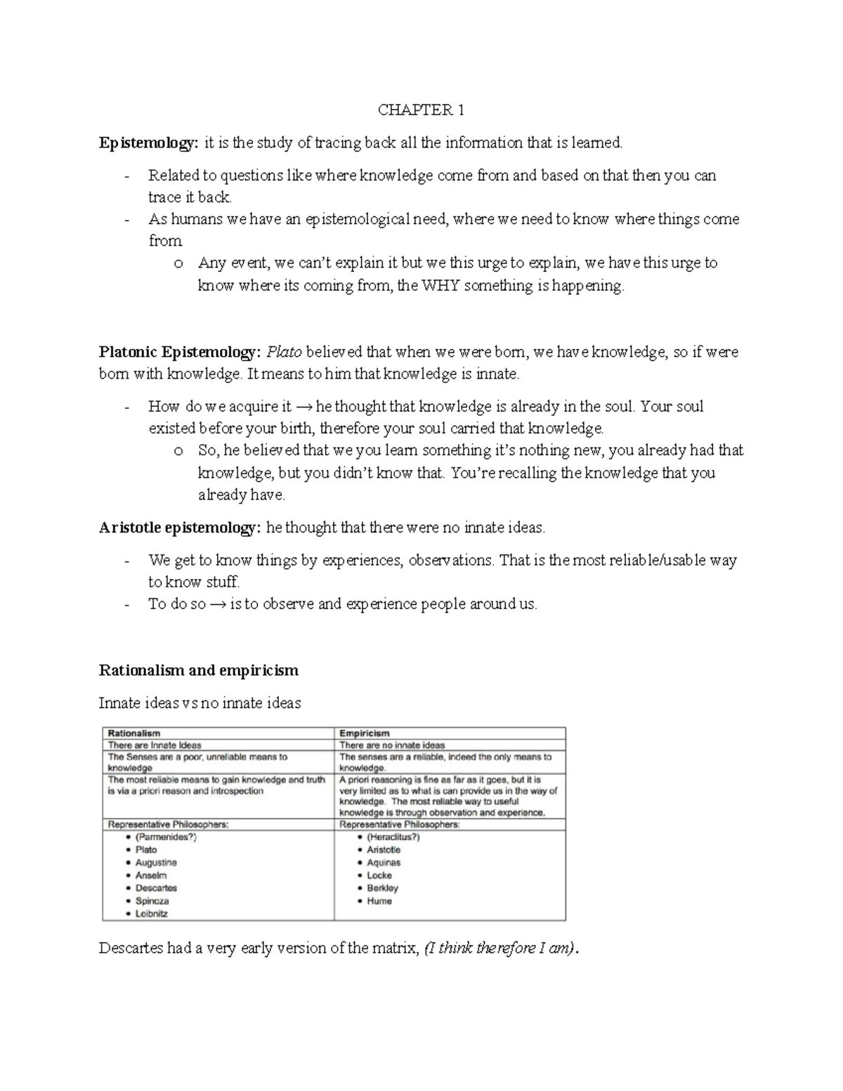 Psyc 304 - Chapter 1: Epistemology and Child Development Theories - Studocu