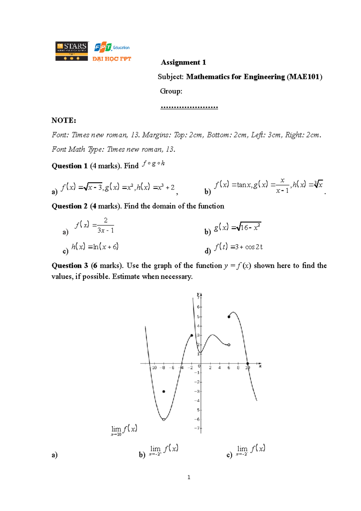 Assignment 1 MAE101 - this tutorial will help u to improve a little bit ...