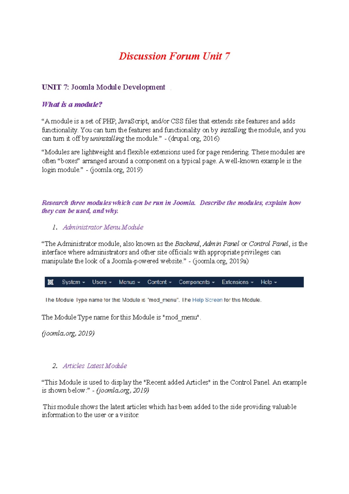 Programming Assignment Unit 7 v3 - CS 3305 - University of The People ...