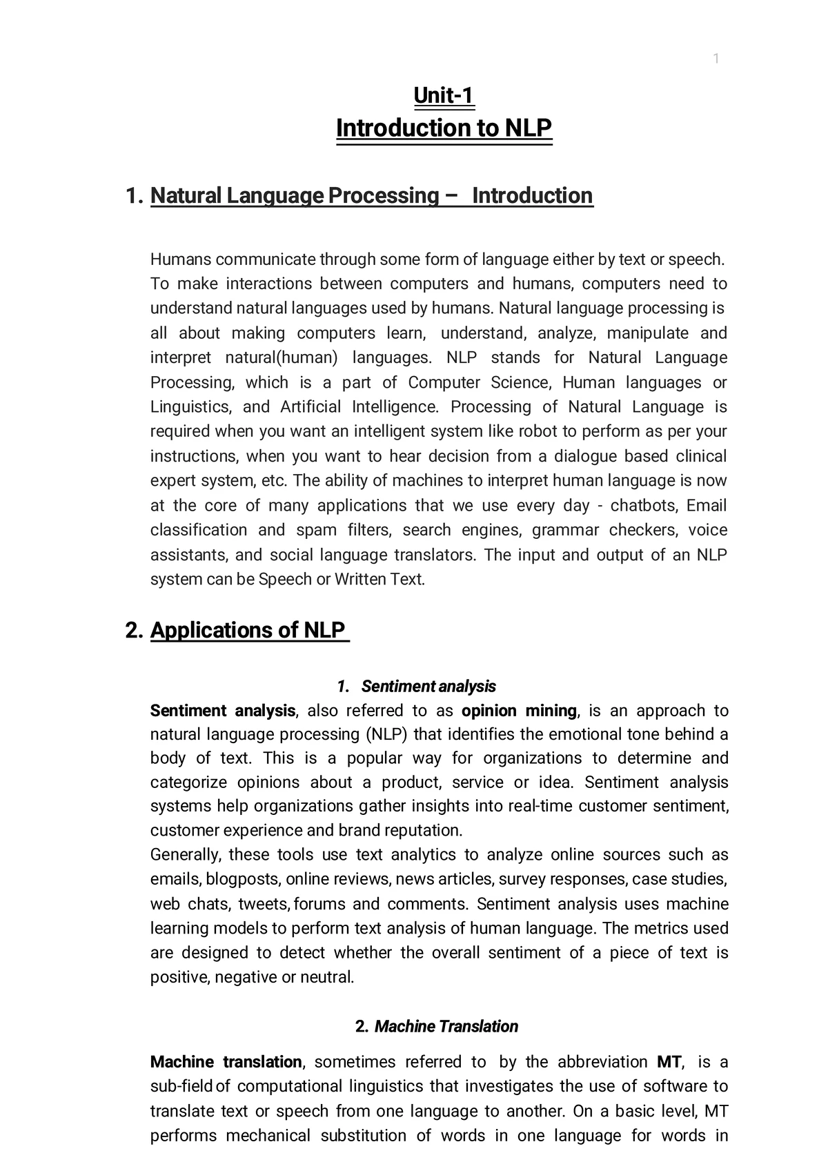 Hobbs Algorithm for Pronoun Resolution - A Comprehensive Overview - Studocu
