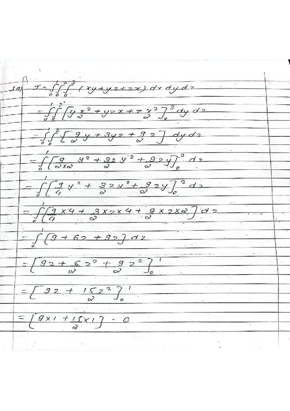 Calculus Unit Test - T 123: Integration and Differential Equations ...