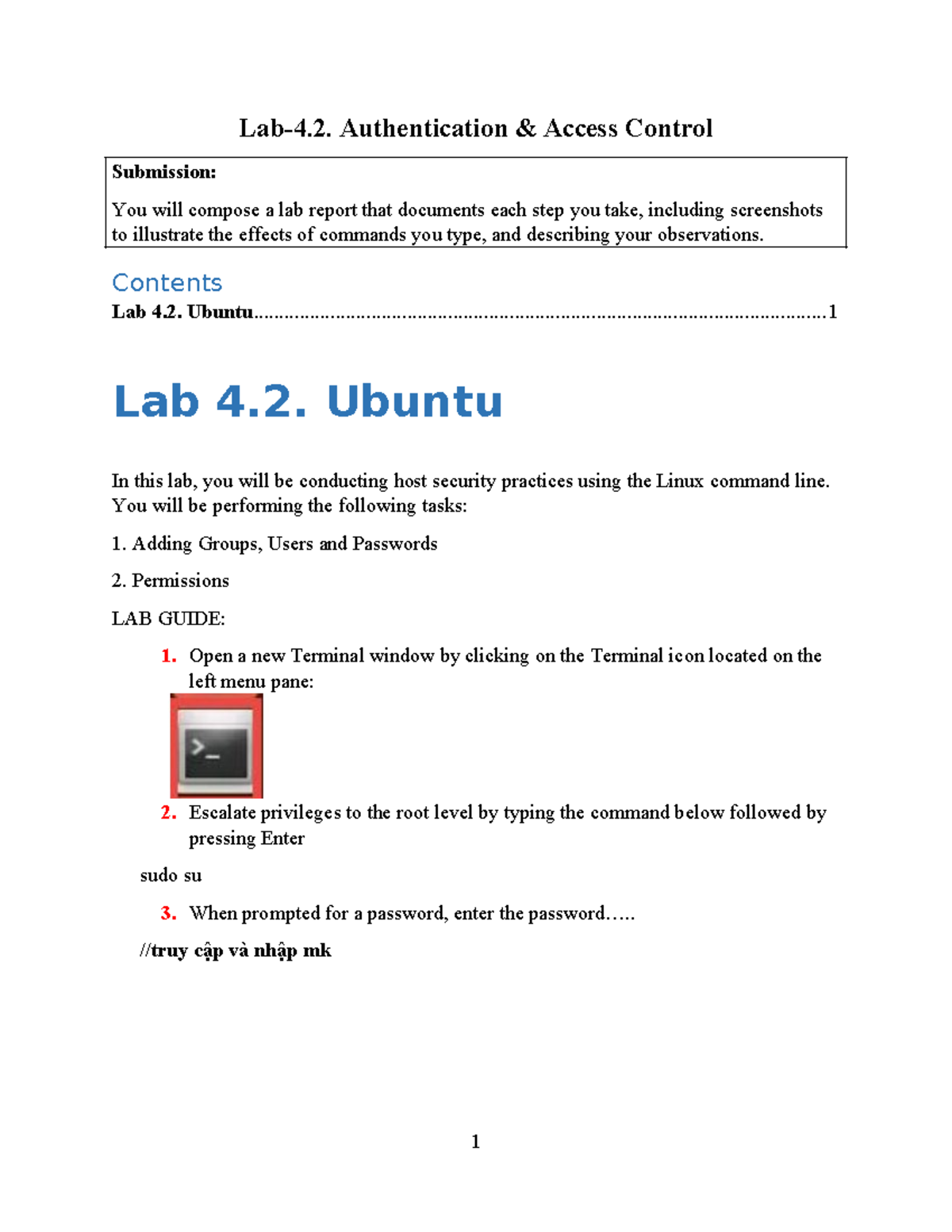 Lab 4.2: Authentication & Access Control Report - Studocu