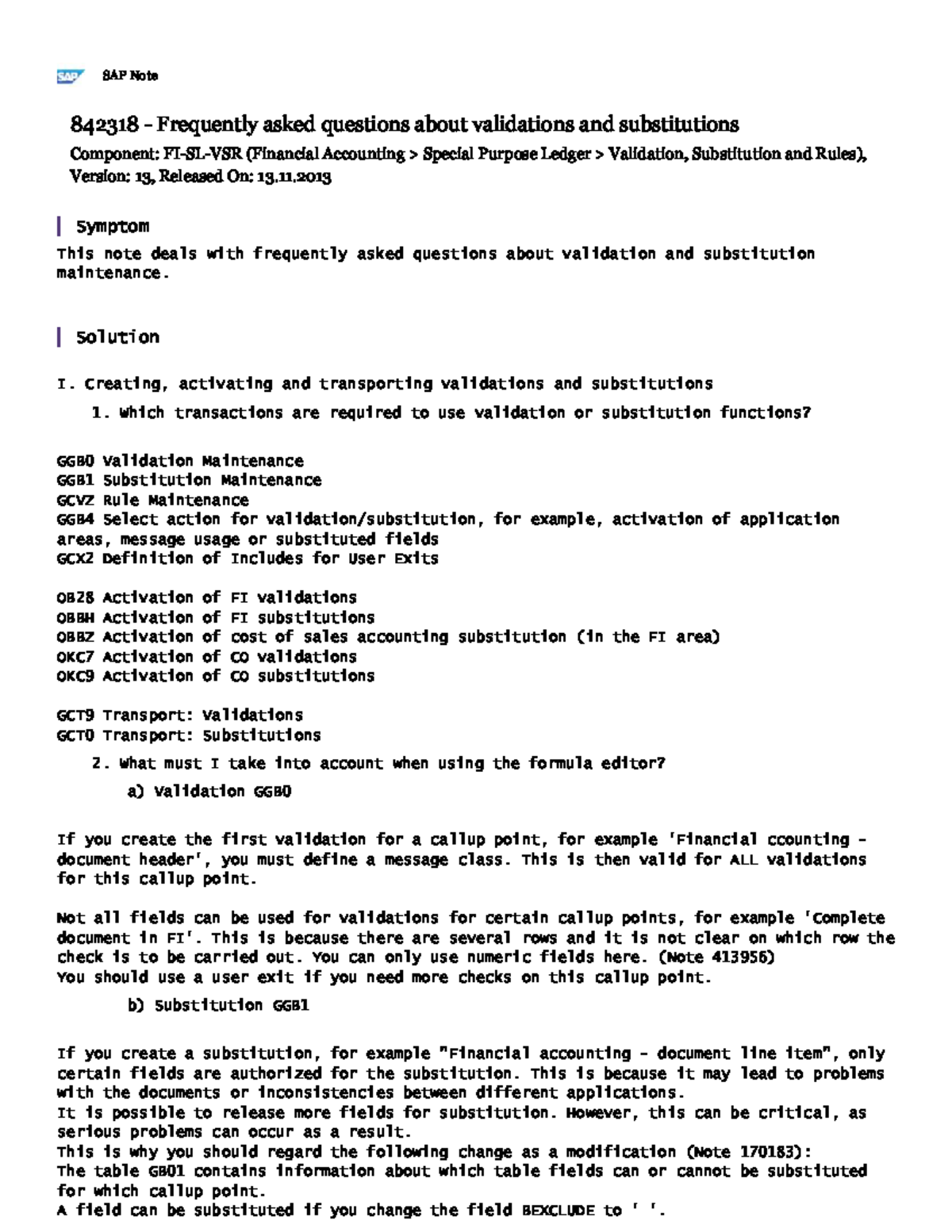 Validations S Note - Reports for Course Code 341561561K - Studocu