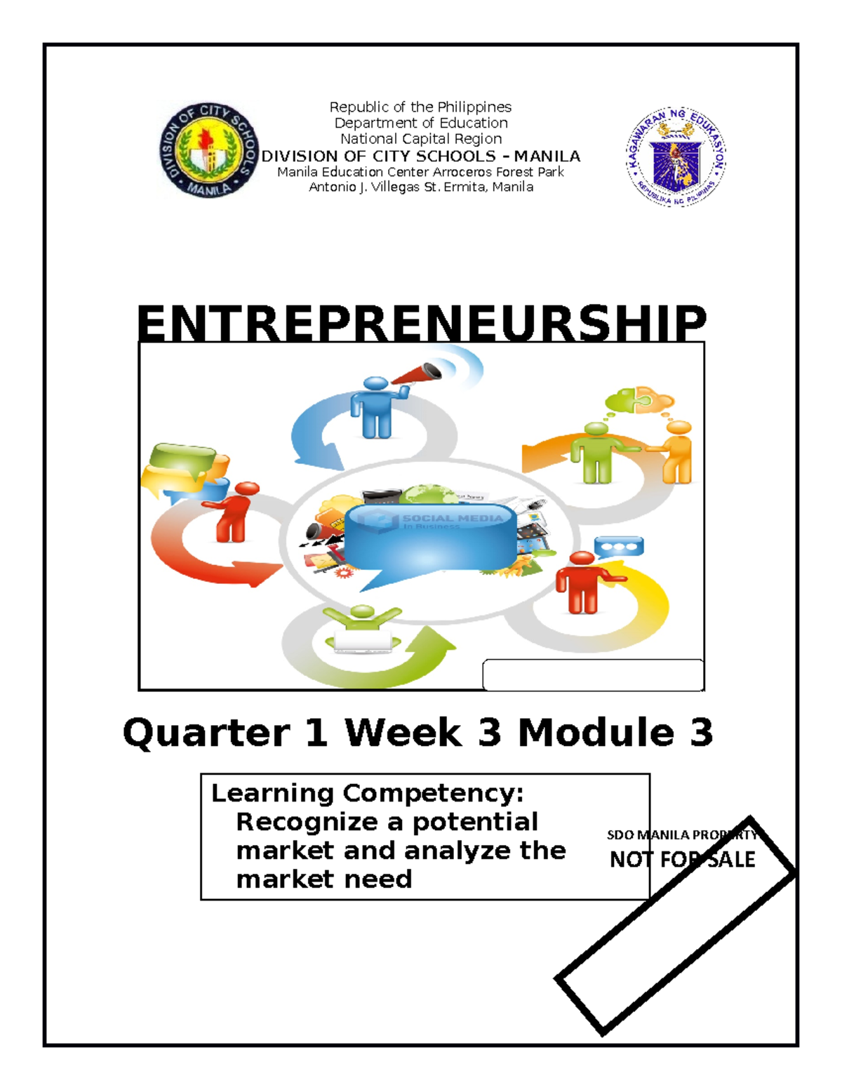 Entrep Module 3: Analyzing Potential Markets and Market Needs - Studocu