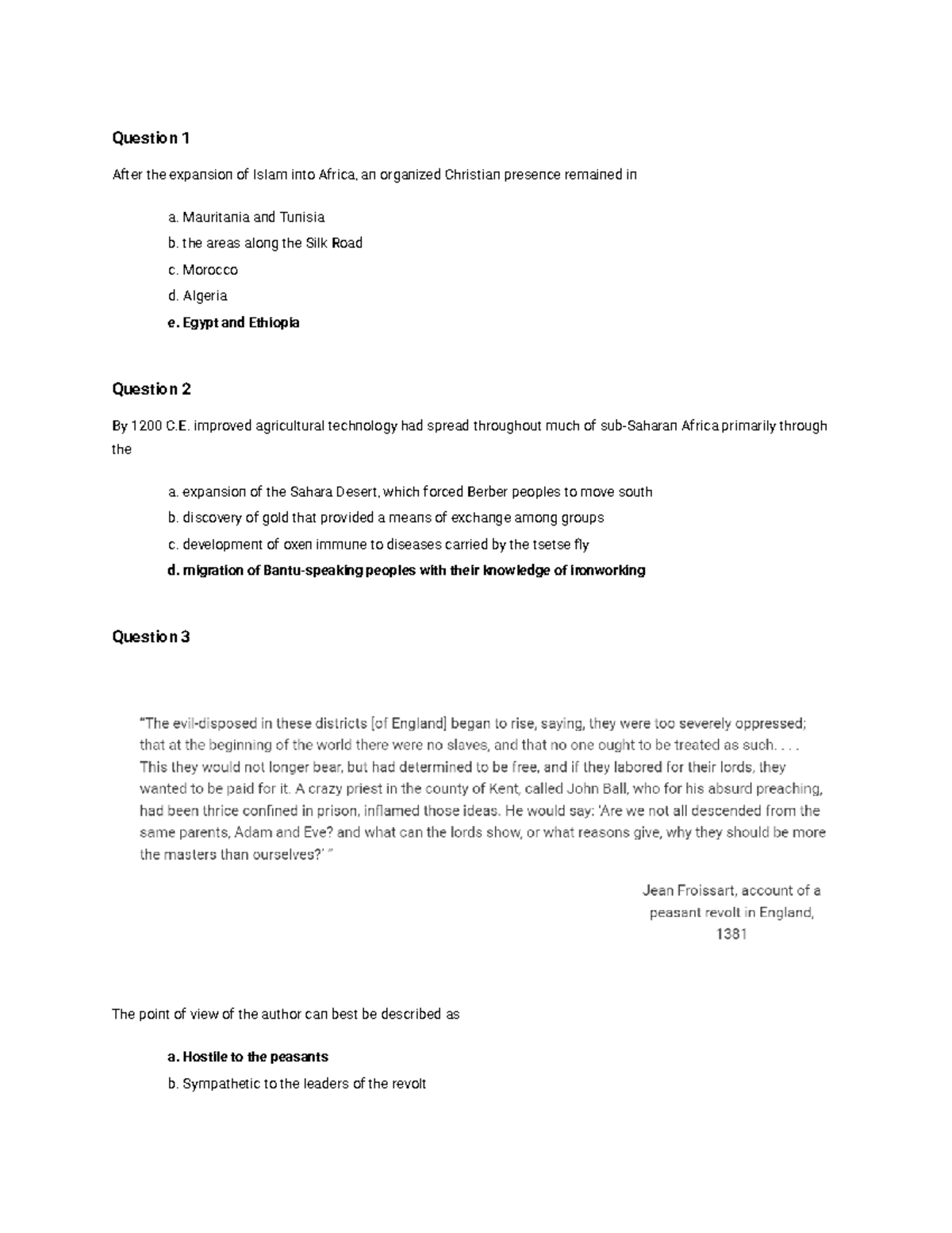 AP World History Midterm Review: Unit 1 Insights and Key Concepts - Studocu