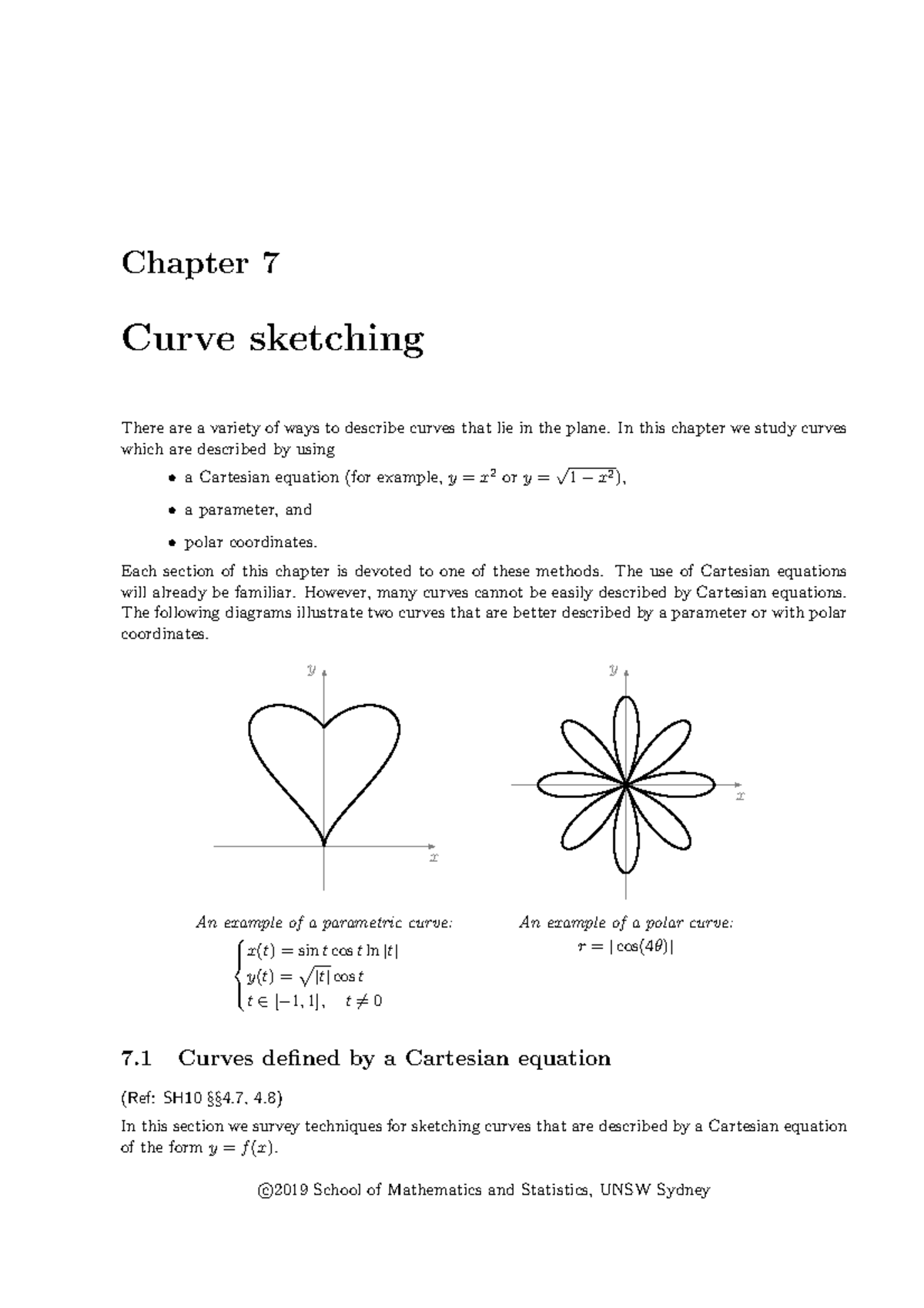 Chapter 7: Curve Sketching Techniques (Ref: SH10 4.8) - Studocu
