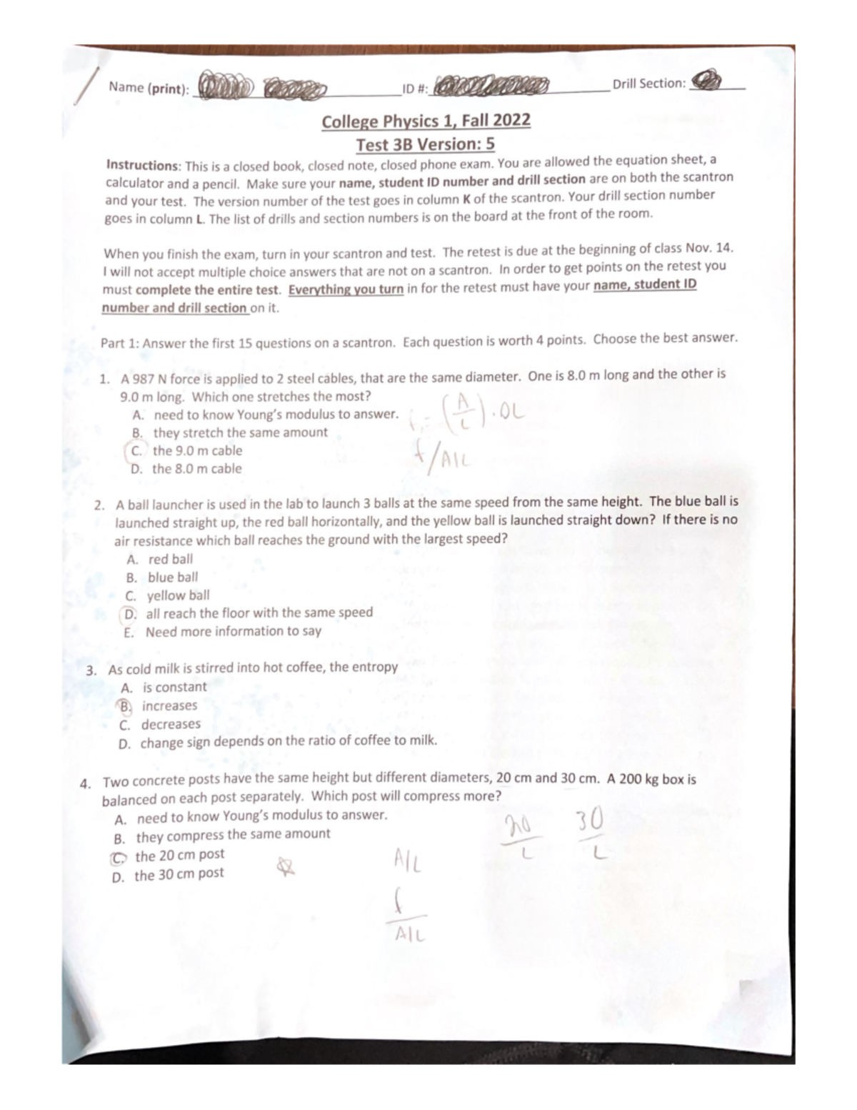 Physics I Test 3 Study Guide and Review Strategies - Studocu