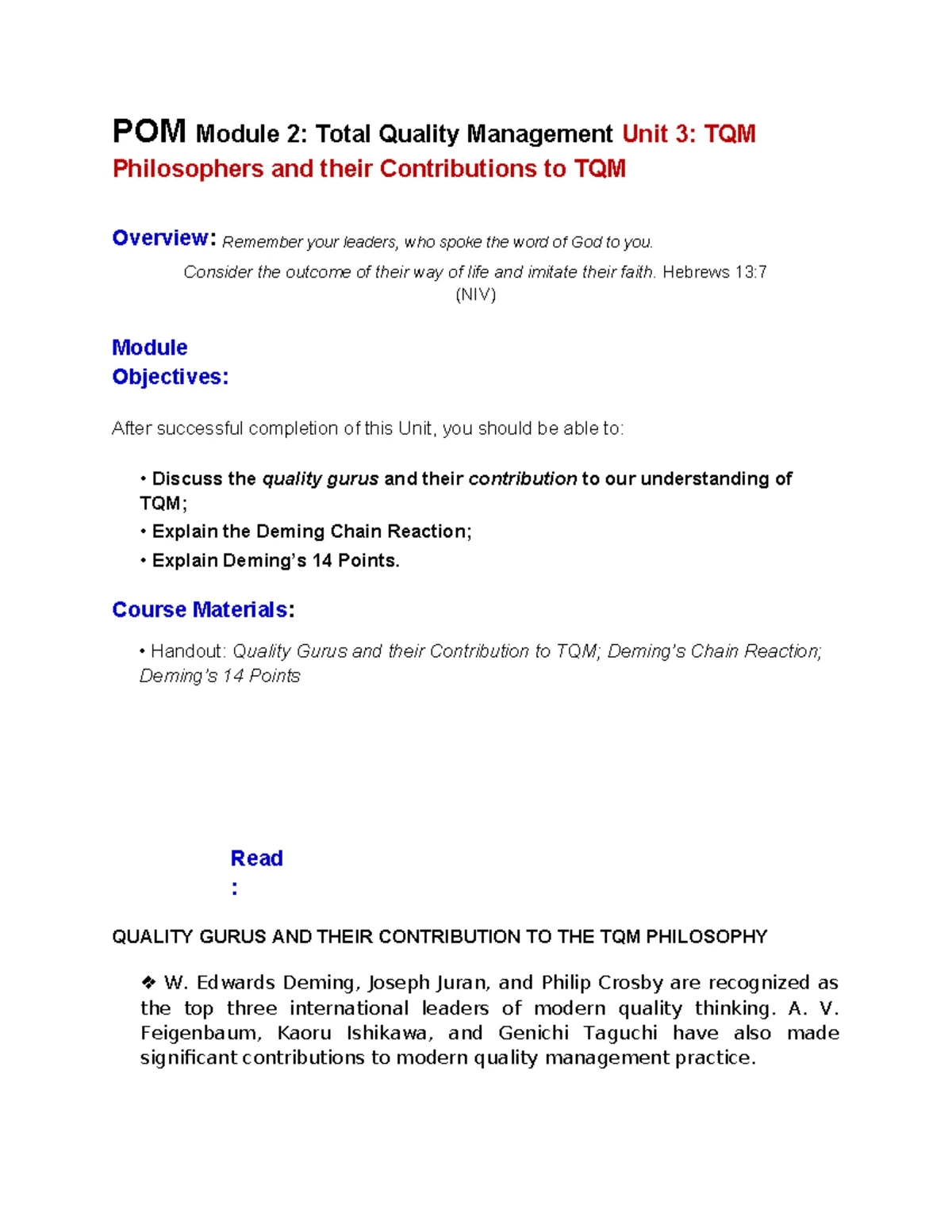 POM 101: Strategic Advantage & Competitiveness in Production Ops - Studocu
