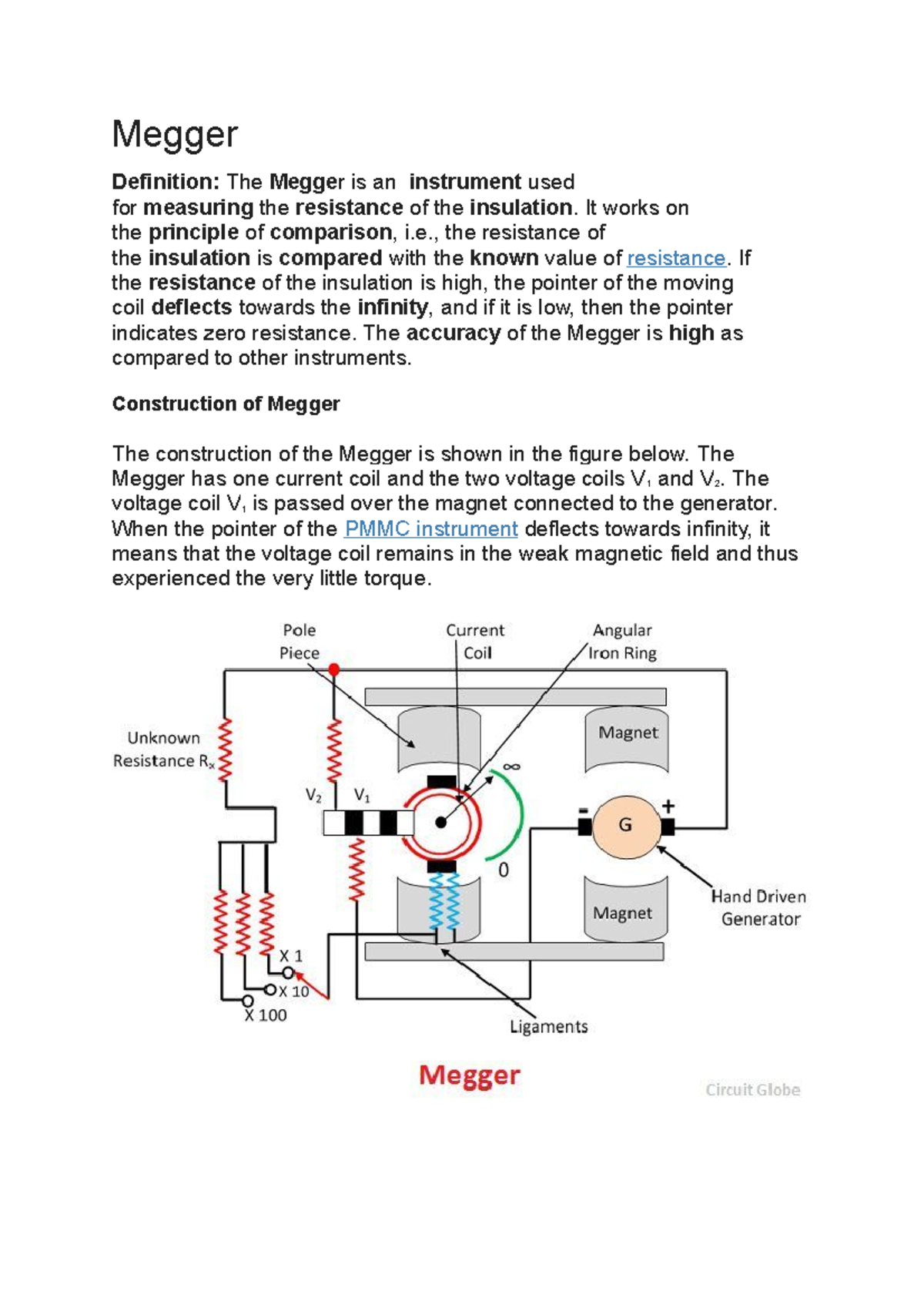 Megger Reference Notes: Understanding Insulation Testing Principles ...