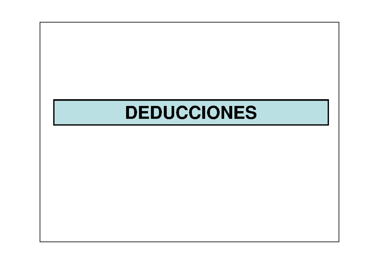 Deducciones EN EL Impuesto A LAS Ganancias - DEDUCCIONES DEDUCCIONES ...