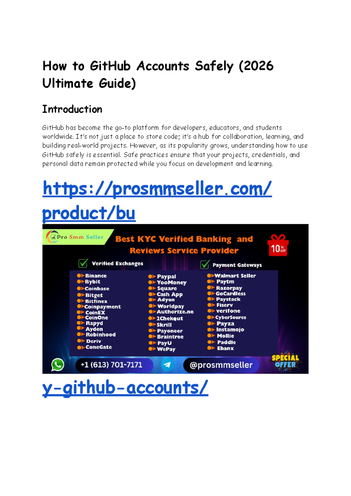 GitHub Safety Guide (2026): Best Practices for Account Security - Studocu