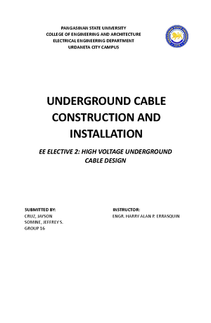 Power system 2023 2024 SMTD - POWER SYSTEM POWER SYSTEM 1 Distribution ...