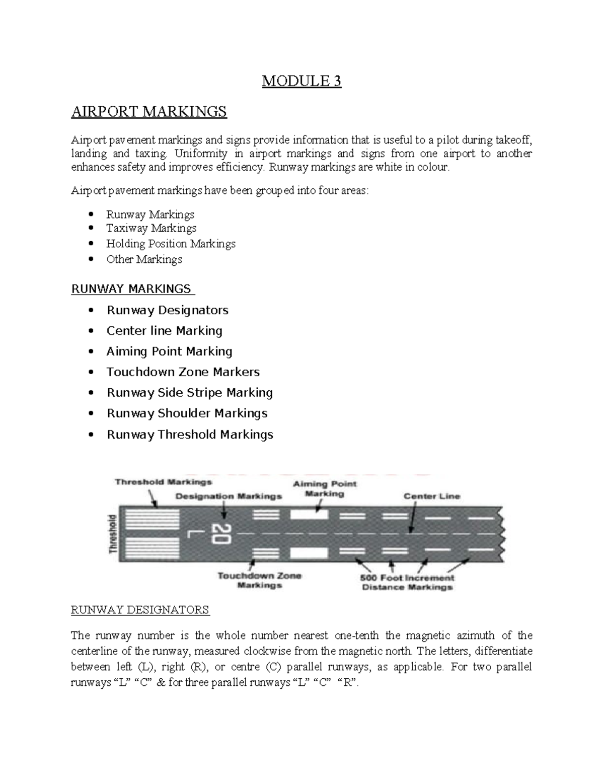 AS&HE MOD 3 - Airport Seaport & Harbor notes - MODULE 3 AIRPORT ...
