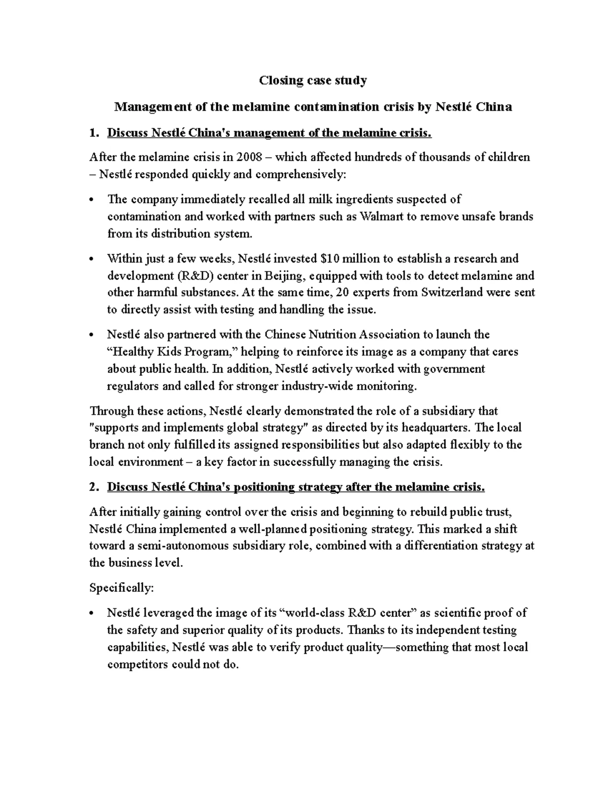 Case Study: So Sánh Chiến Lược Walmart và LVMH - Chương 1 - Studocu
