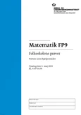 FP9 Matematik Uden Hjælpemidler - Maj 2021 Prøveopgaver