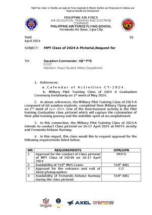 Llarenas 04-09-24 PAF MSG FOR BD Interview - PAF MESSAGE INSTRUCTION ...