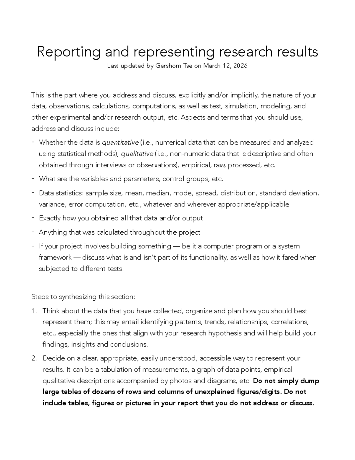 Reporting and Representing Research Results: A Comprehensive Guide ...