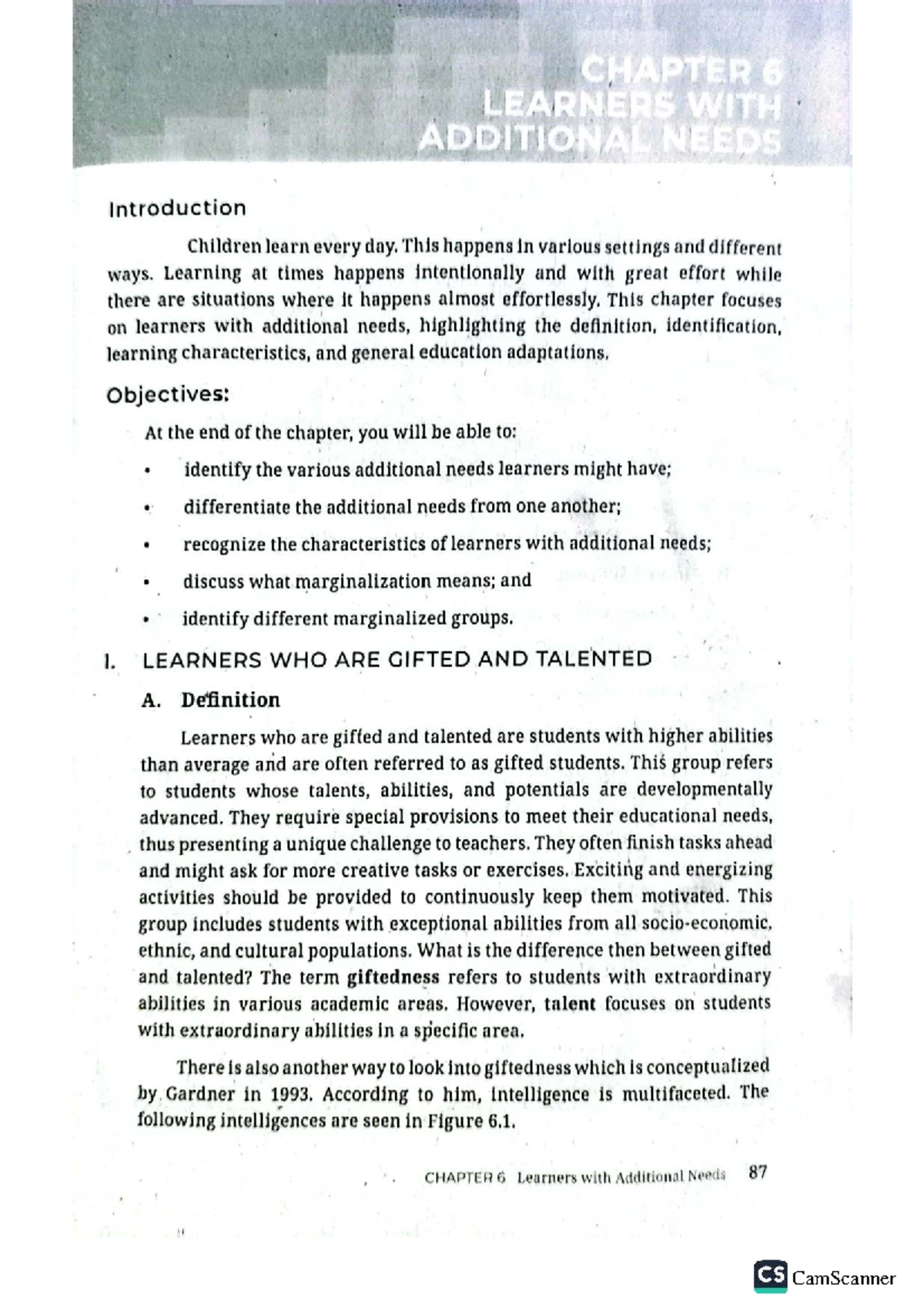 Prelim Notes on Foundations of Special and Inclusive Education CS - Studocu