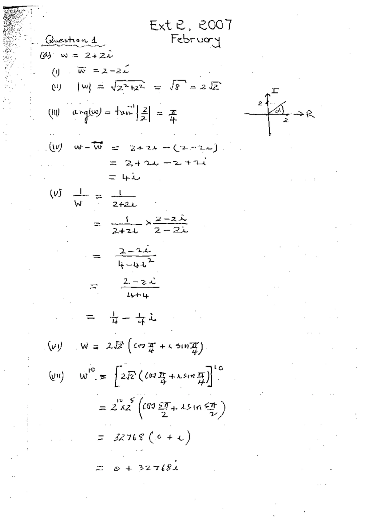 Year 12 2023 Term 2 Mathematics (Ext 2) Task 3 Exam Solutions - Studocu