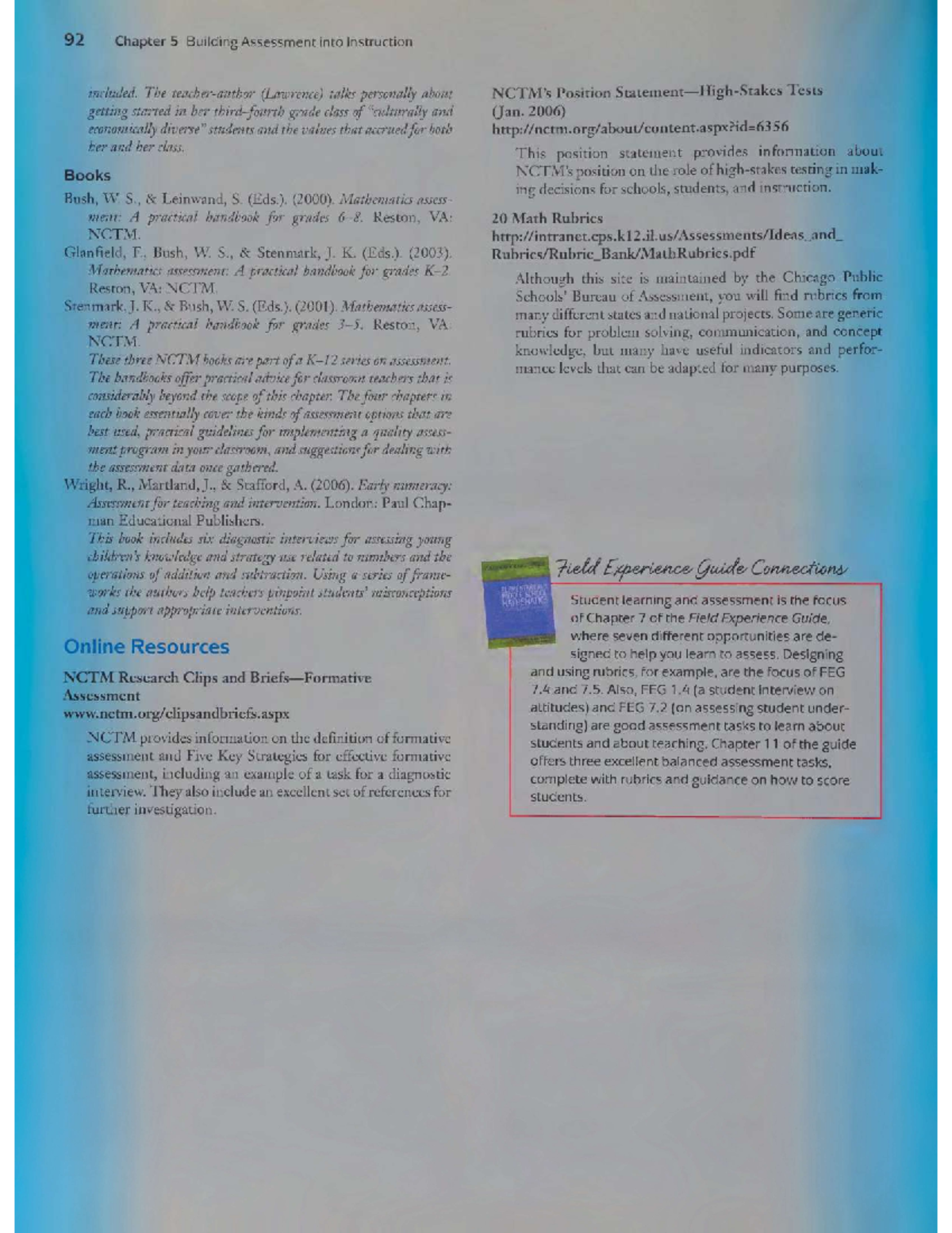 92 Chapter 6 Teaching Mathematics Equitably to All Children: Strategies ...