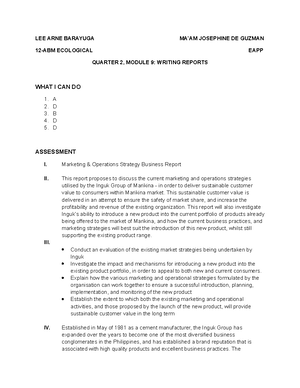 Purposive Communication Activity 2 - Chapter 2 - TASK 1 –WHAT’S MY USE ...