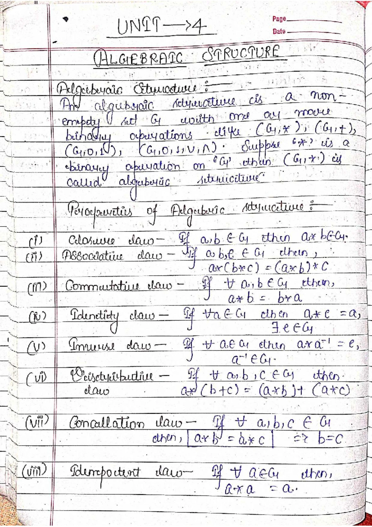 Graph Theory Notes: Definitions, Types, and Theorems (MATH 101) - Studocu