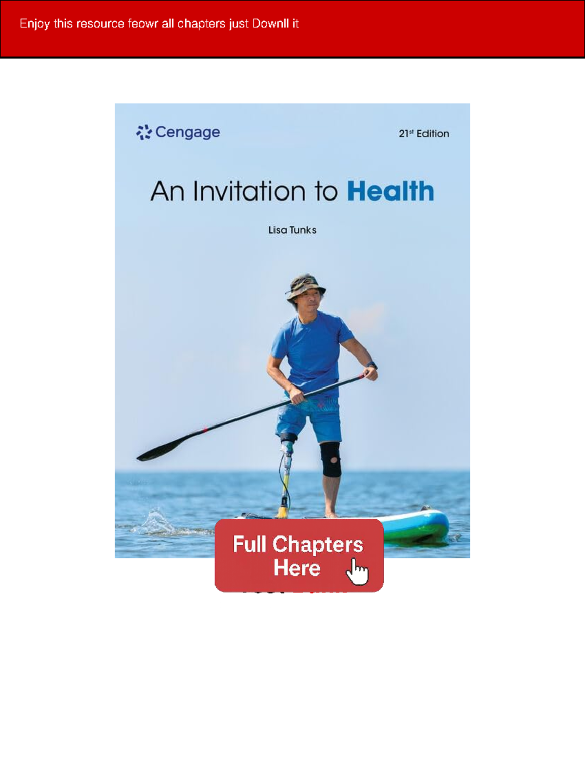 Test Bank for An Invitation to Health (21st Ed) - Chapter 1