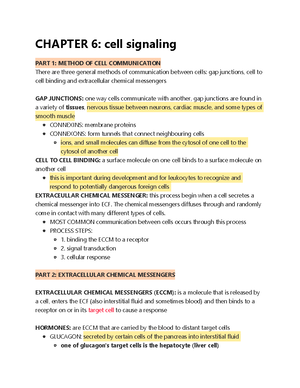 Chapter 3 Cells - ALL NOTES FROM TEXTBOOK - CHAPTER 3: CELLS Lesson 1 ...
