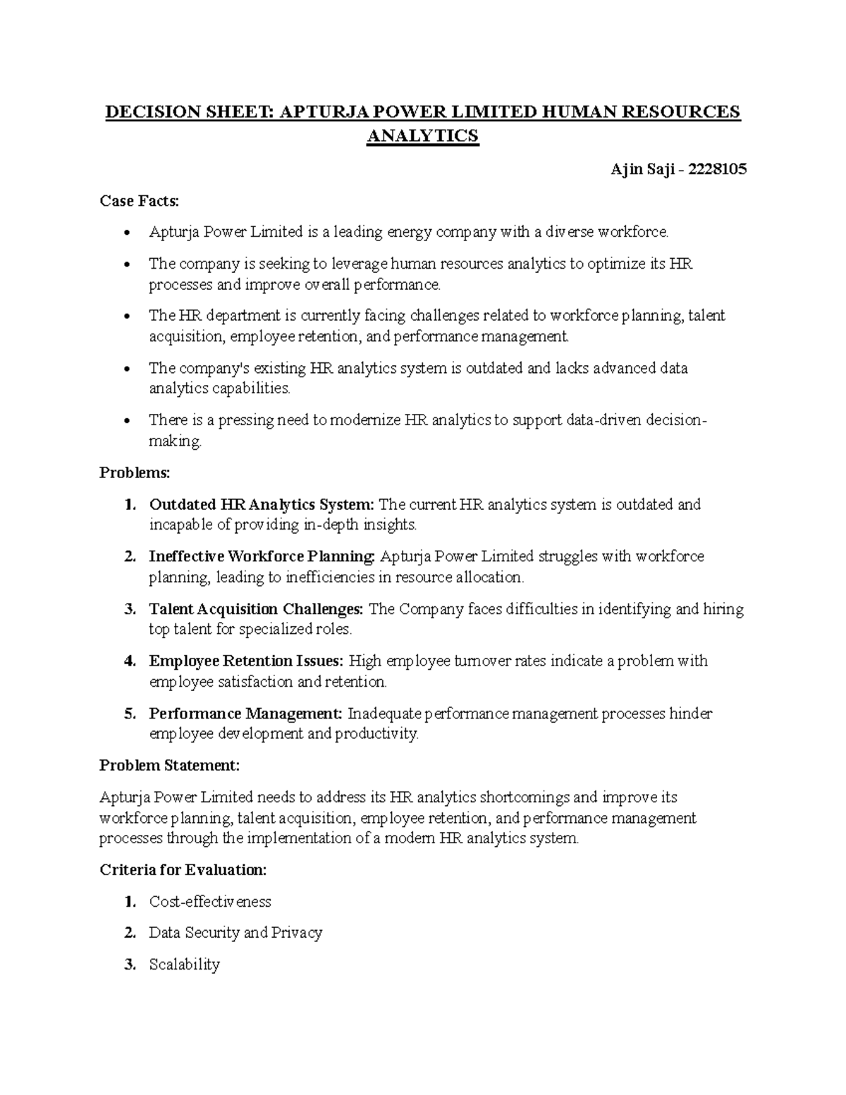 MAA-Apturja: HR Analytics Improvement Case Study and Recommendations ...