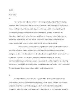 [Solved] Initial EMS and Hospital Assessment Emergency Medical Services ...